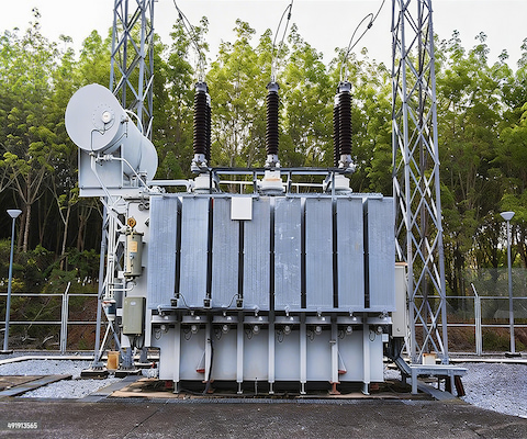 Large Three-Phase Oil-Immersed Power Transformer